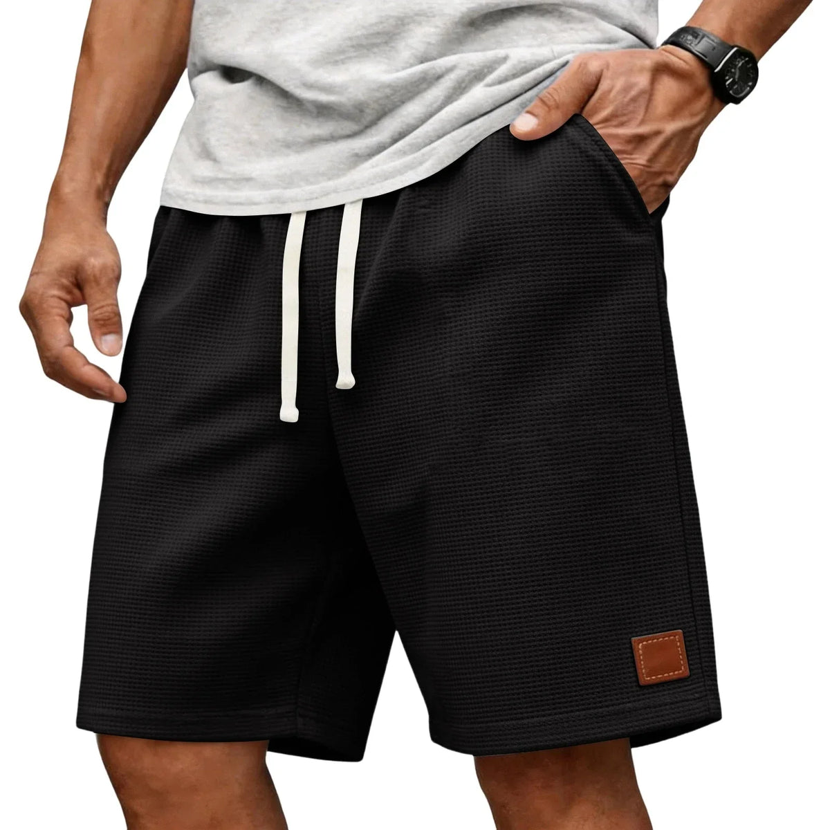 WAFFLE TEXTURE SHORTS FÜR MÄNNER