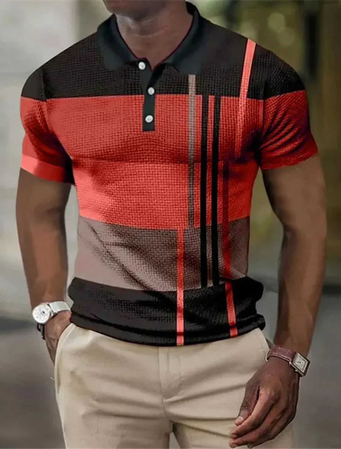 GESTREIFTES POLOSHIRT FÜR HERREN