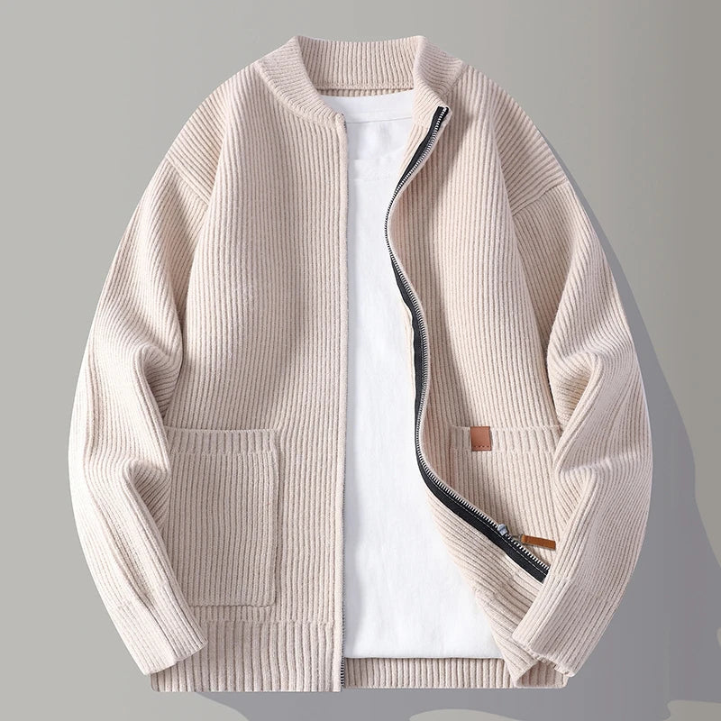RIPPSTRICK-JACKE FÜR HERREN