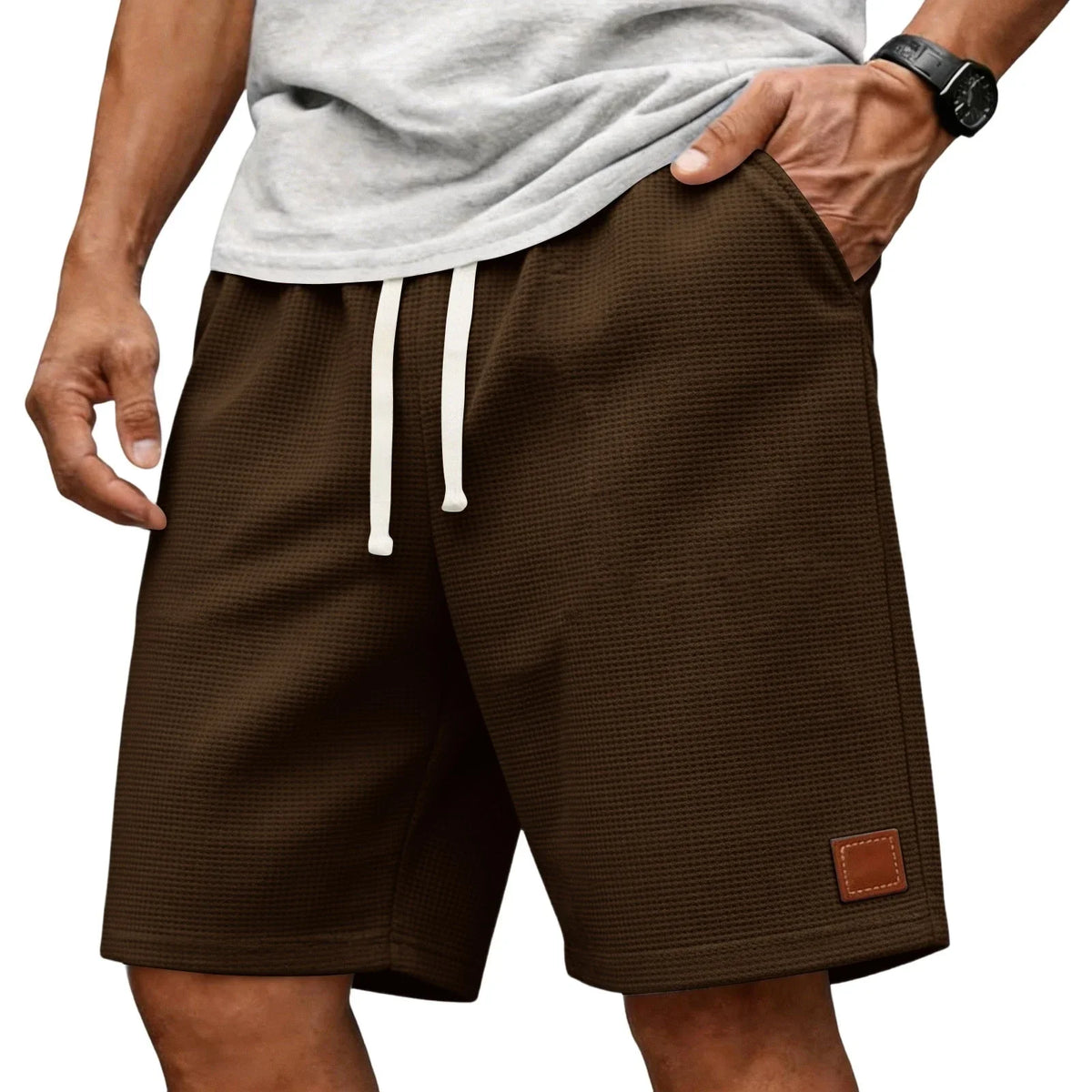 WAFFLE TEXTURE SHORTS FÜR MÄNNER
