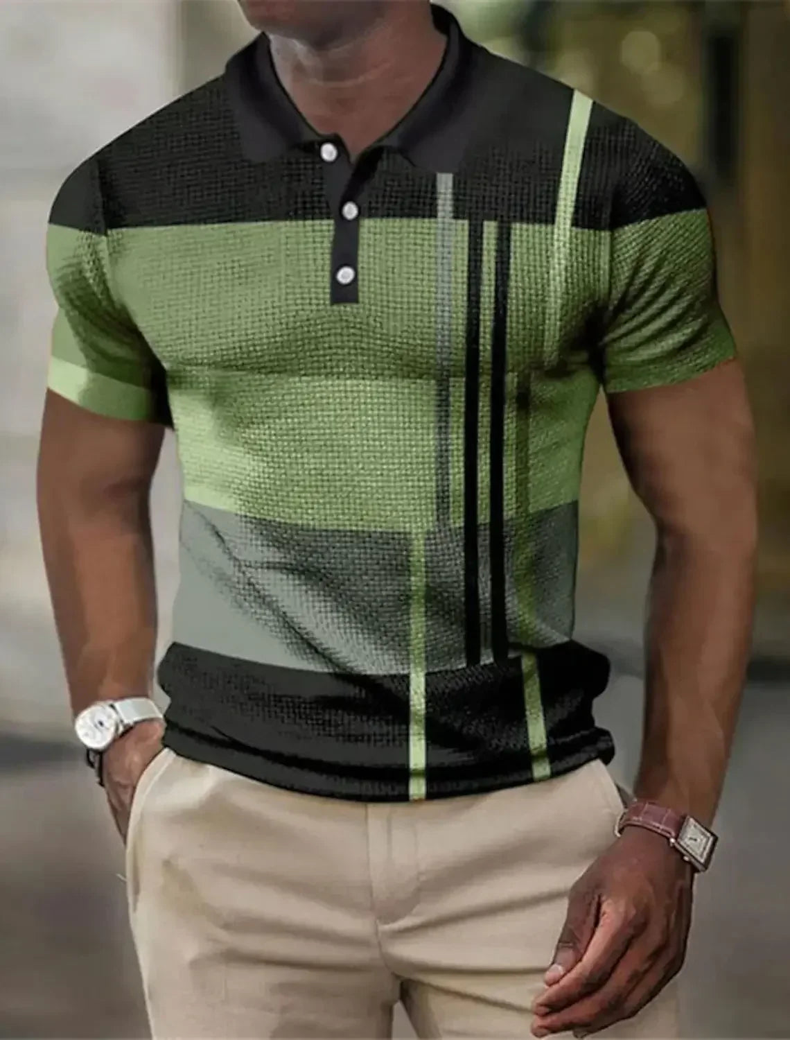 GESTREIFTES POLOSHIRT FÜR HERREN