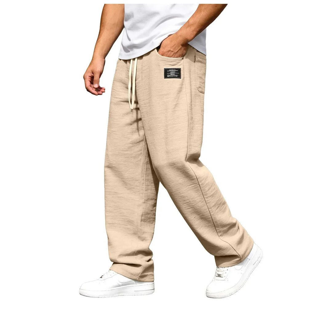 LOCKERE GERADE HOSEN FÜR MÄNNER