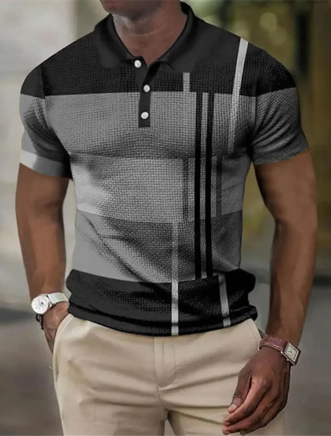GESTREIFTES POLOSHIRT FÜR HERREN