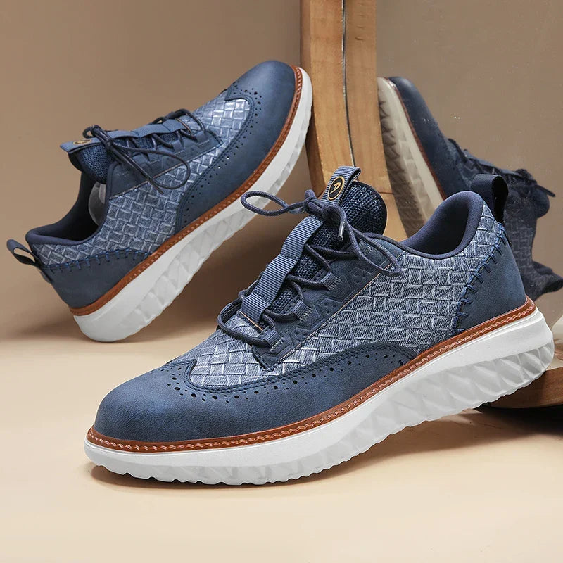 ATMUNGSAKTIVE LEDERSNEAKER FÜR HERREN