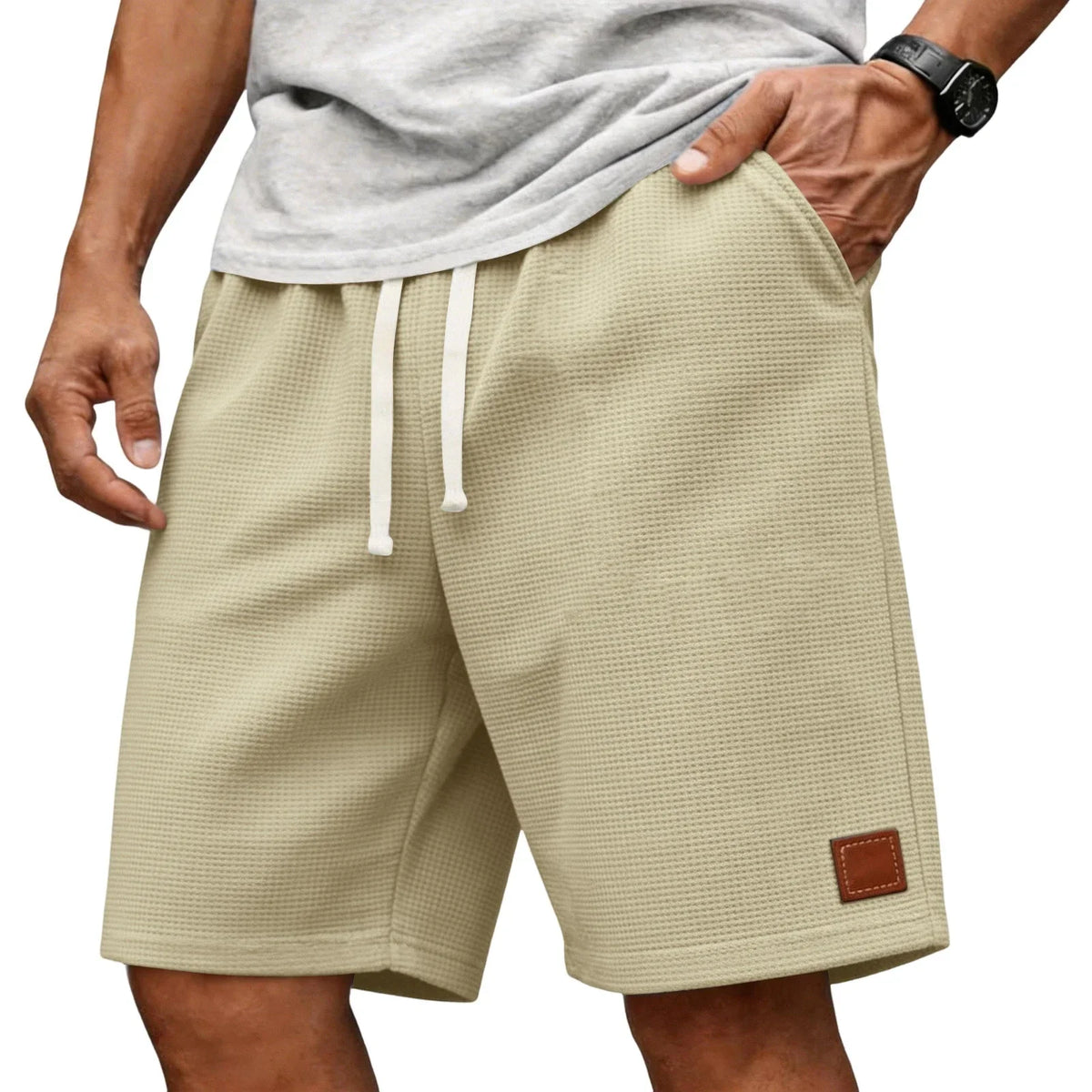 WAFFLE TEXTURE SHORTS FÜR MÄNNER