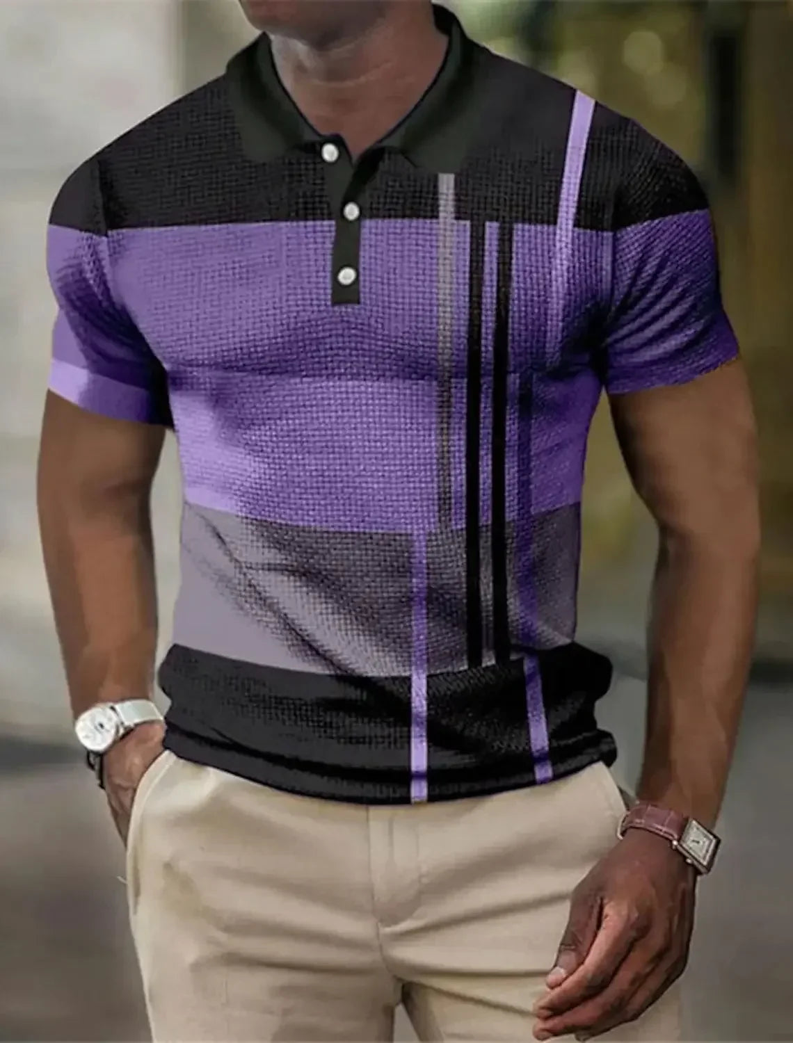 GESTREIFTES POLOSHIRT FÜR HERREN