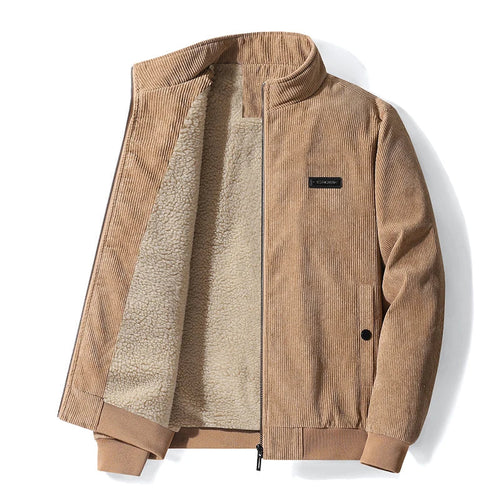 CORDUROY FLEECE-JACKE FÜR HERREN