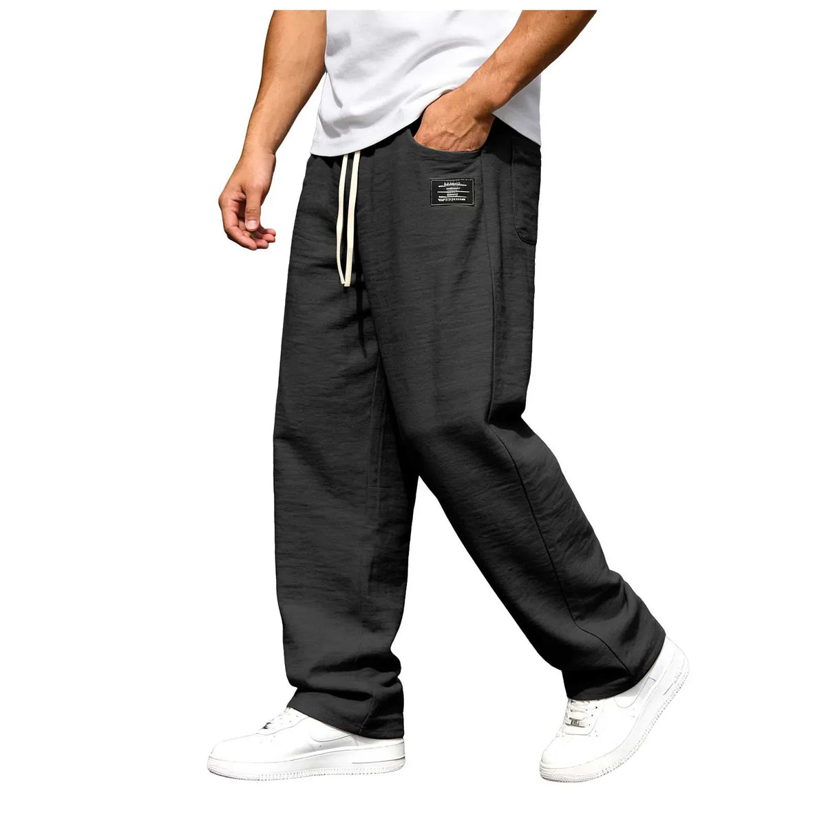 LOCKERE GERADE HOSEN FÜR MÄNNER