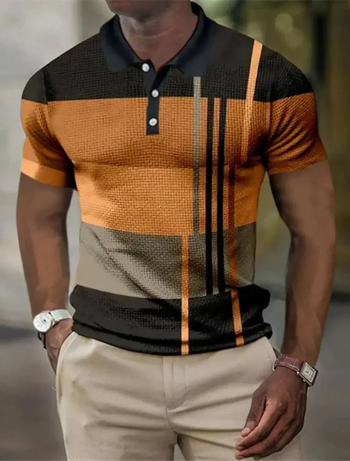 GESTREIFTES POLOSHIRT FÜR HERREN