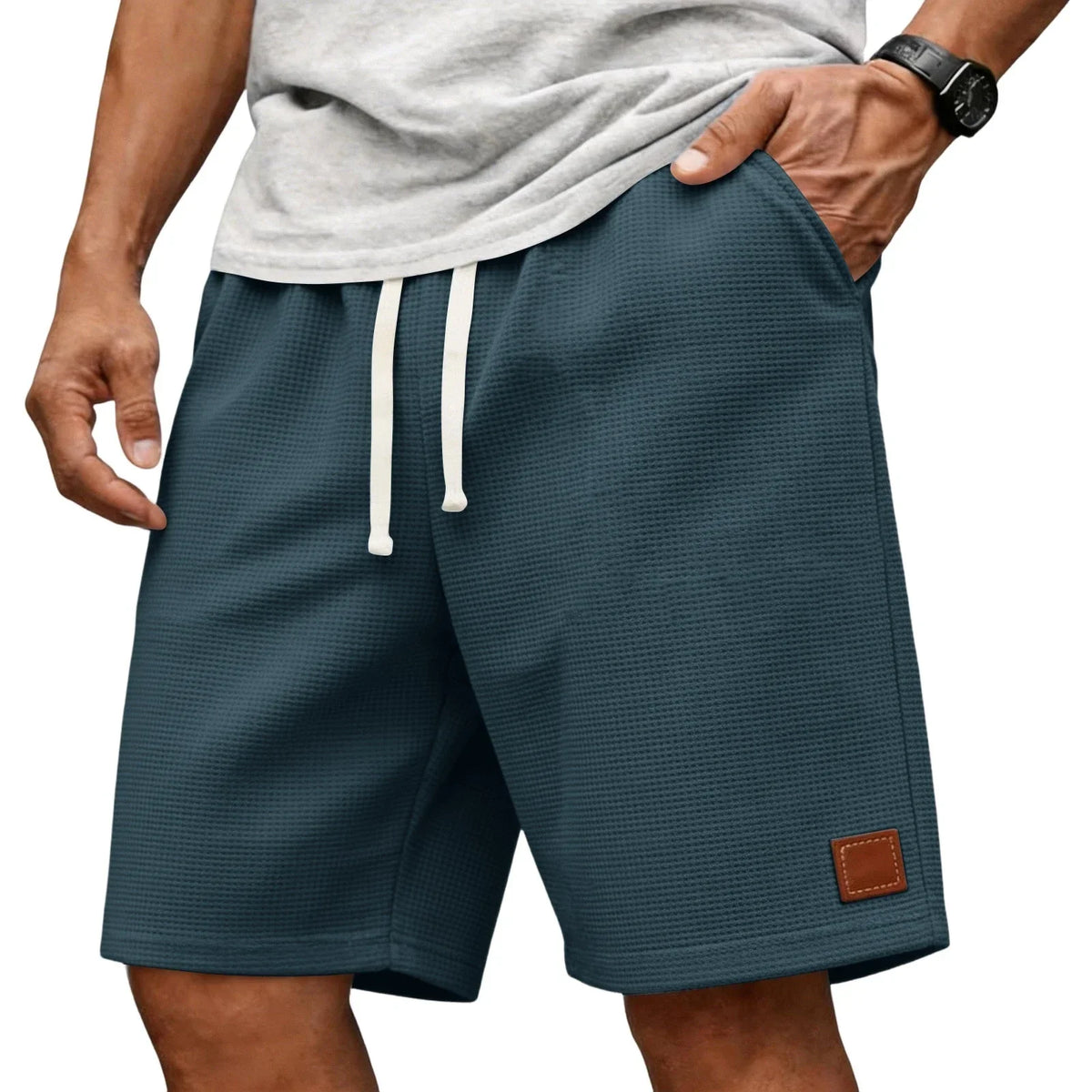 WAFFLE TEXTURE SHORTS FÜR MÄNNER