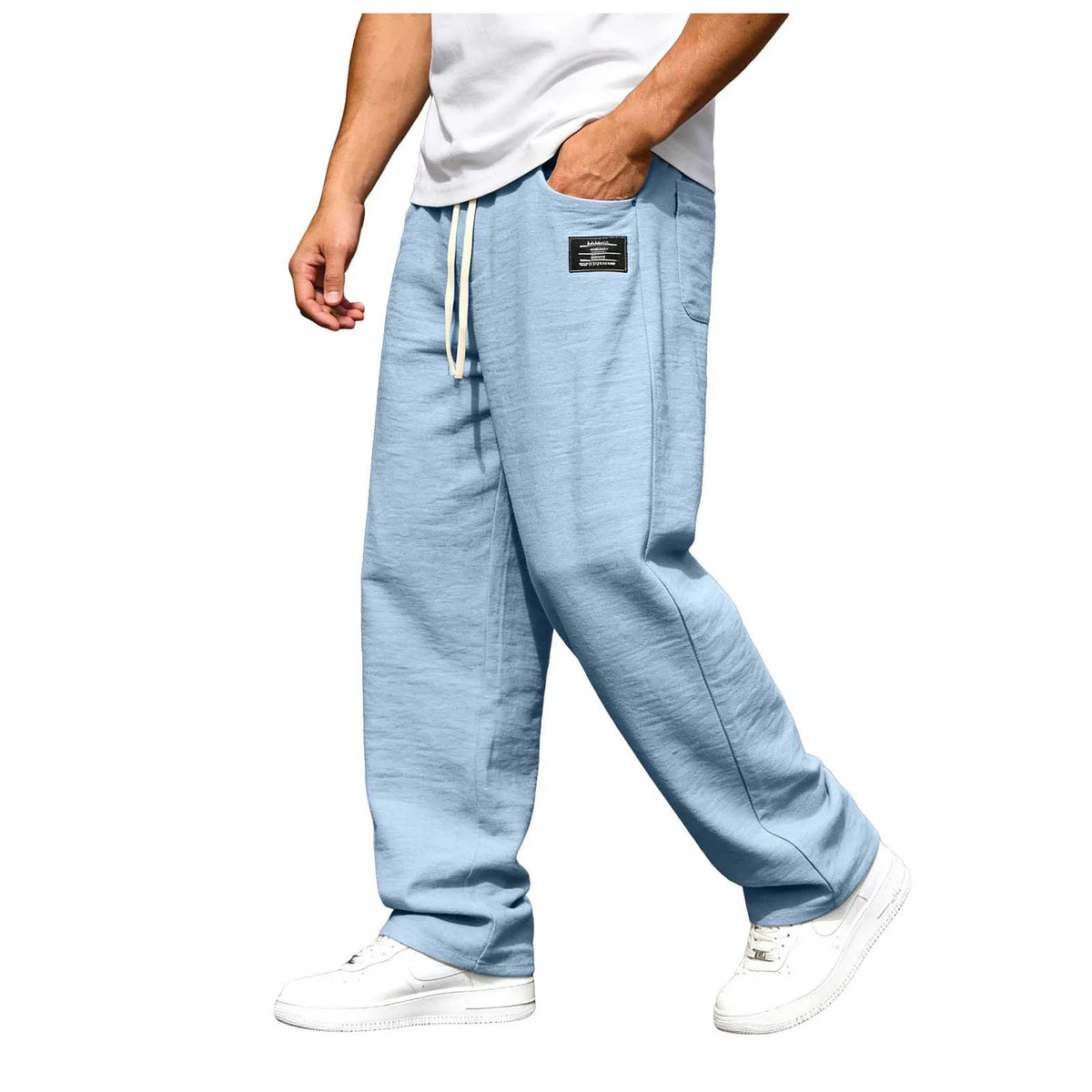 LOCKERE GERADE HOSEN FÜR MÄNNER