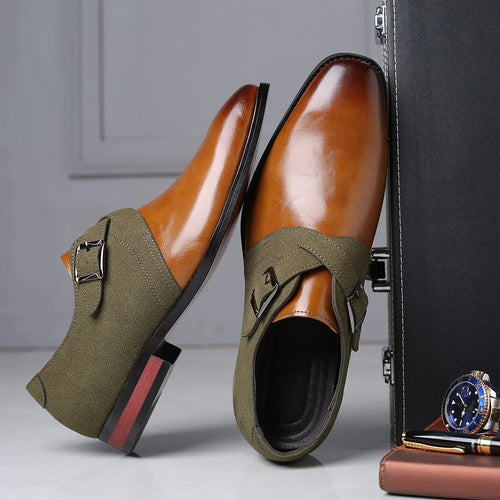 DOPPELT SCHNALLEN LOAFERS FÜR MÄNNER