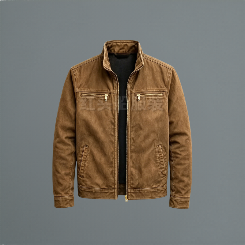 KLASSISCHE BAUMWOLLE-JACKE FÜR MÄNNER