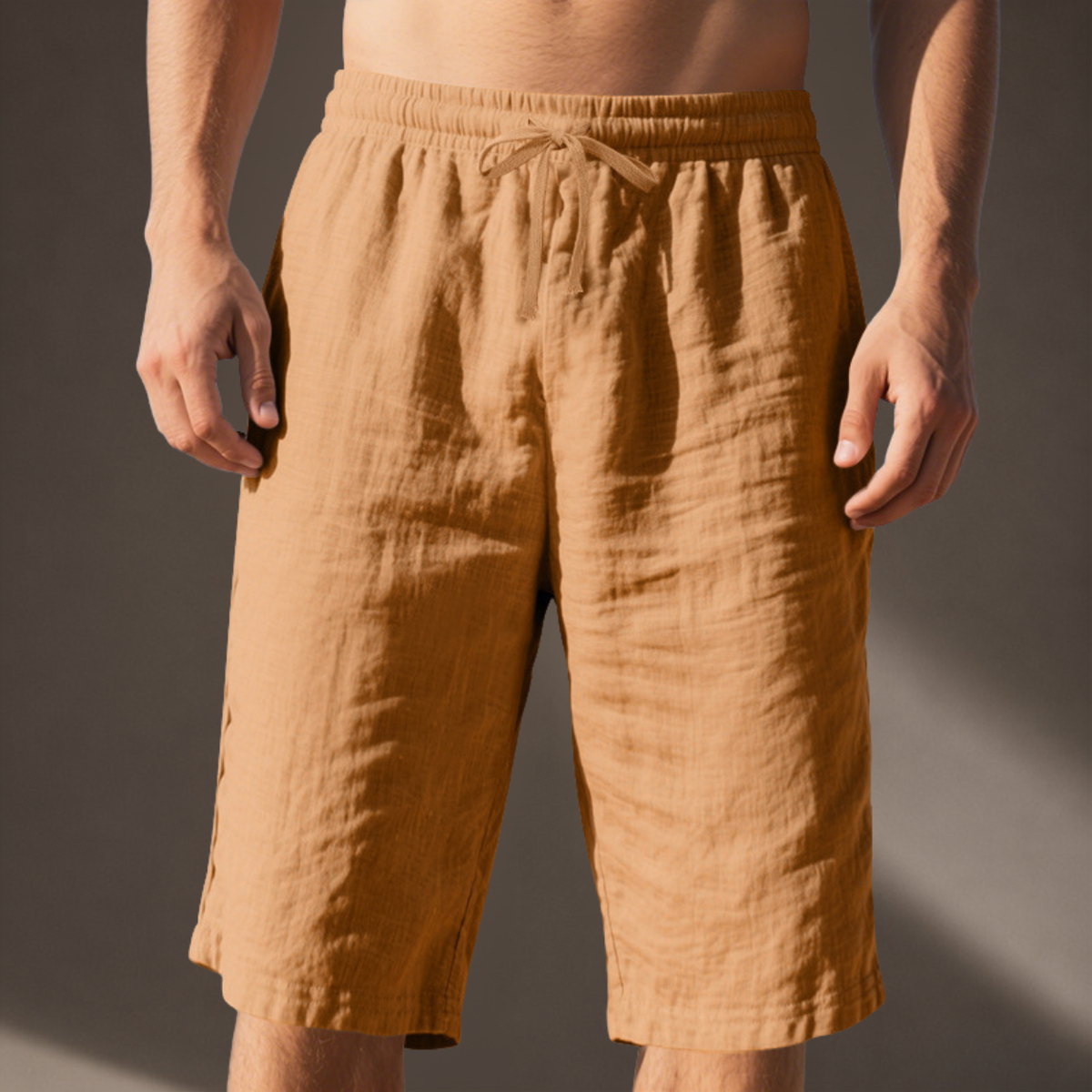 LOCKERE ZIEHKORDEL-SHORTS FÜR HERREN