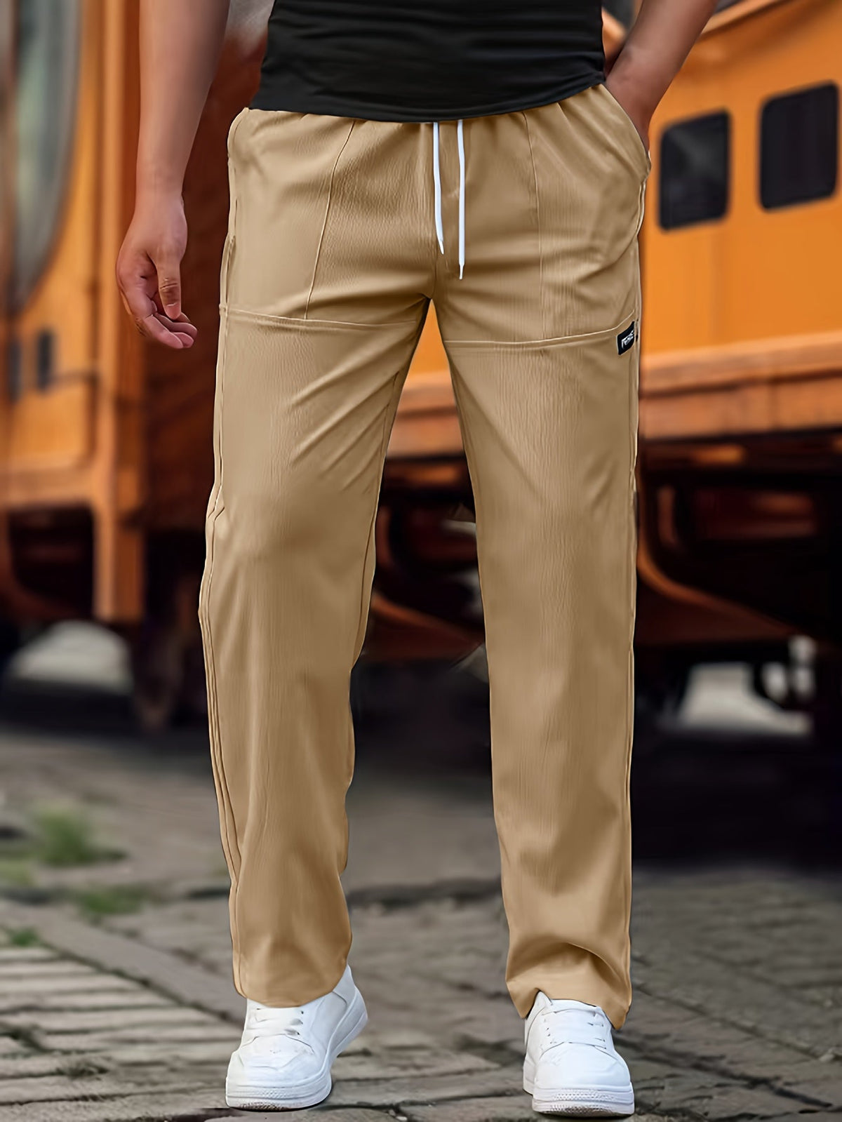 REGULÄRE STRETCHHOSE FÜR HERREN