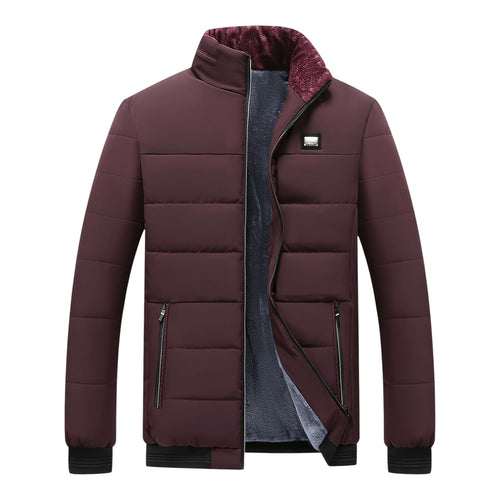 ELEGANTE WINTER-REISSVERSCHLUSJACKE FÜR MÄNNER