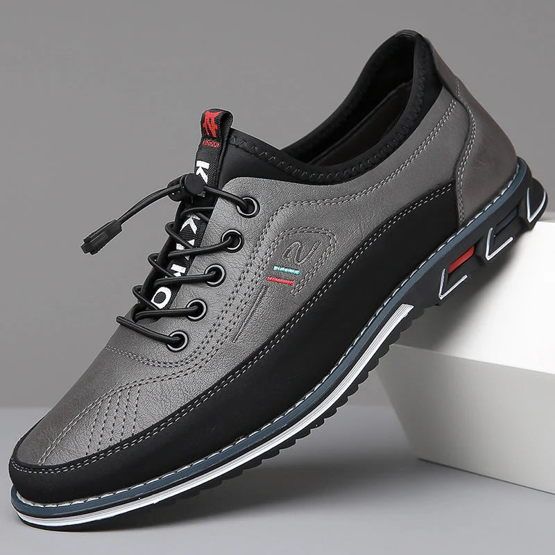Herren Oxford-Schuhe mit Schnürverschluss und klassischem Design