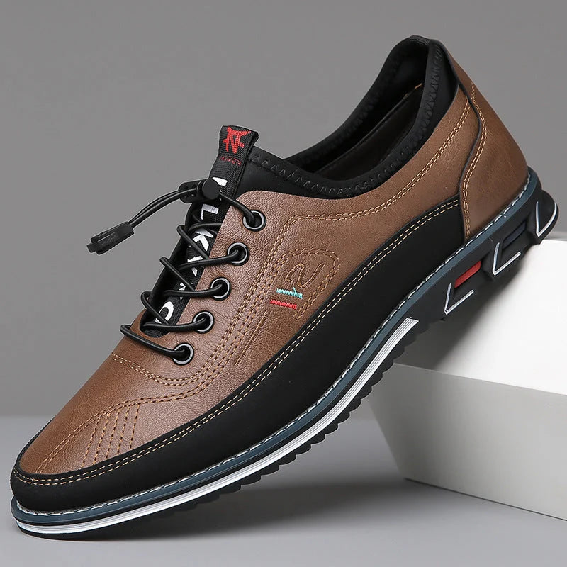 Herren Oxford-Schuhe mit Schnürverschluss und klassischem Design