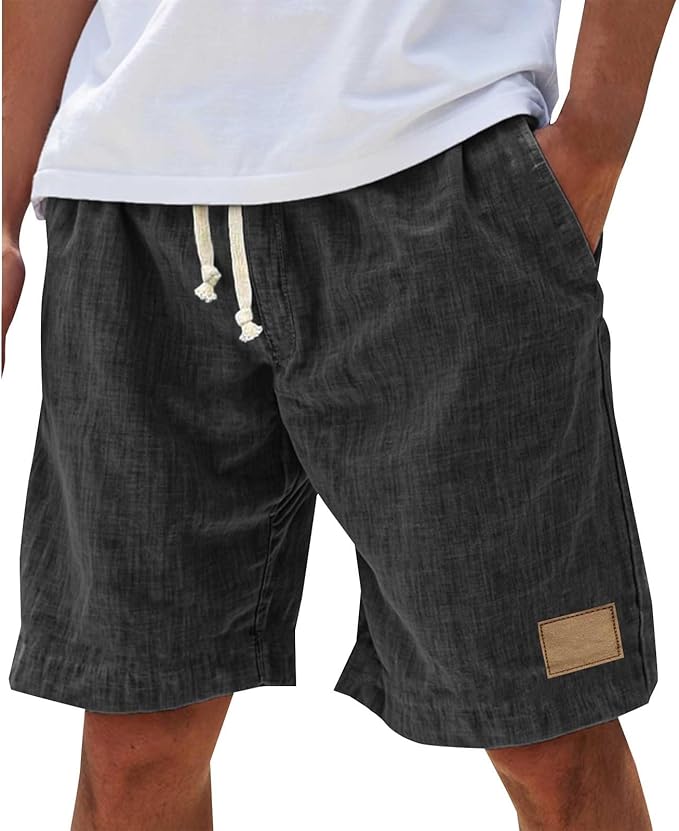 ENTSPANNTE BAUMWOLL-SHORTS FÜR MÄNNER