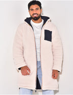 LANGE WARMEN WENDENDE JACKE FÜR MÄNNER