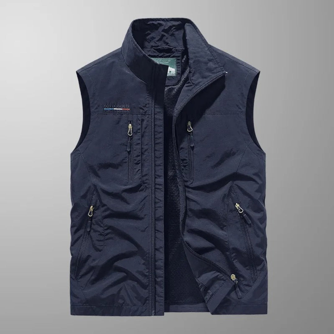MULTI-POCKET UTILITY-WESTE FÜR HERREN