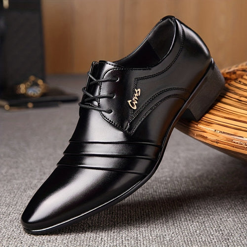 BUSINESS PU SCHUHE MIT SCHNÜREN FÜR HERREN