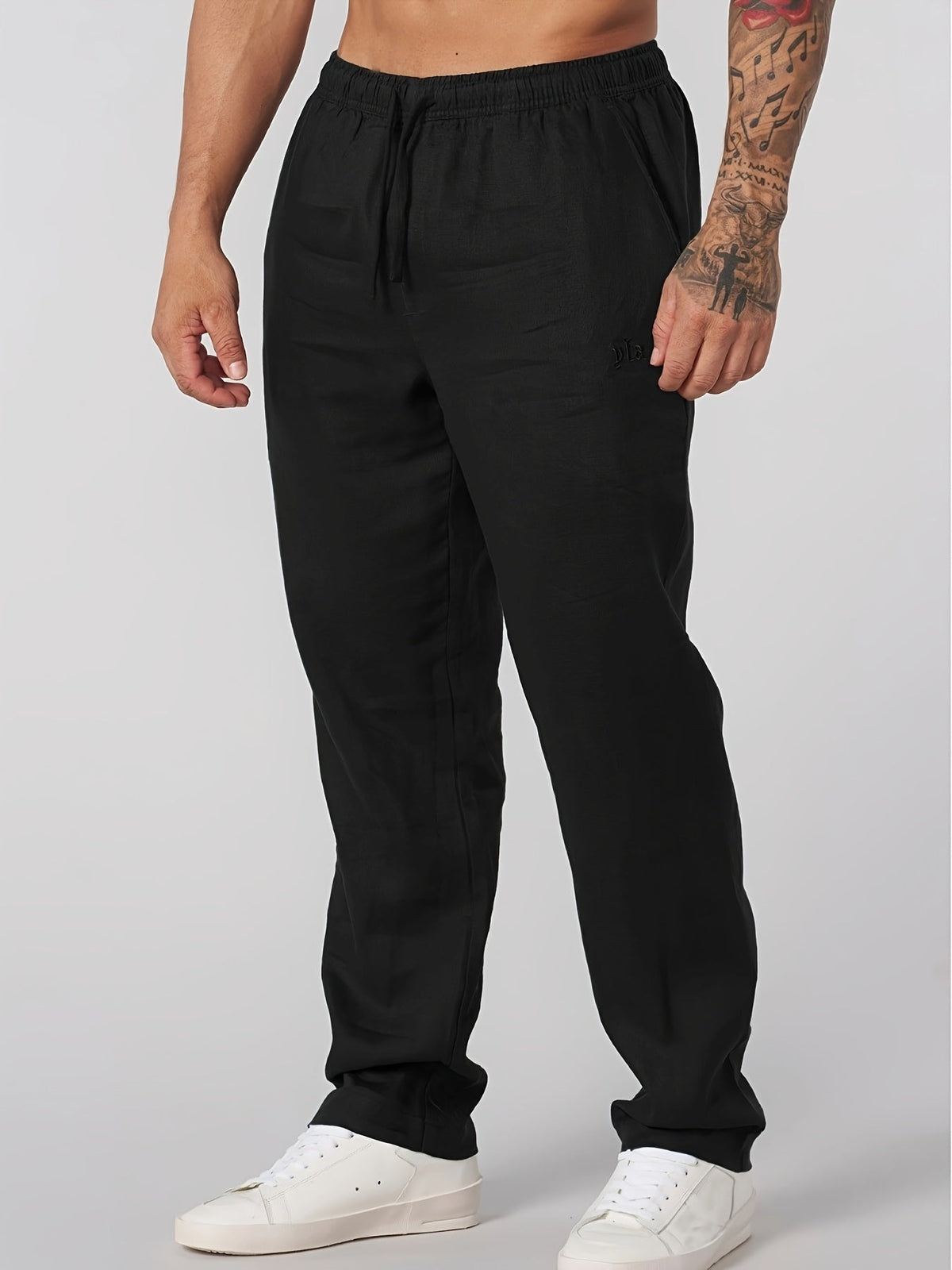 ZUGBANDLEINENHOSE FÜR MÄNNER