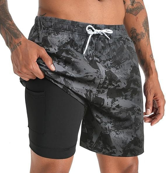 SCHNELLTROCKENDE BADESHORTS FÜR MÄNNER