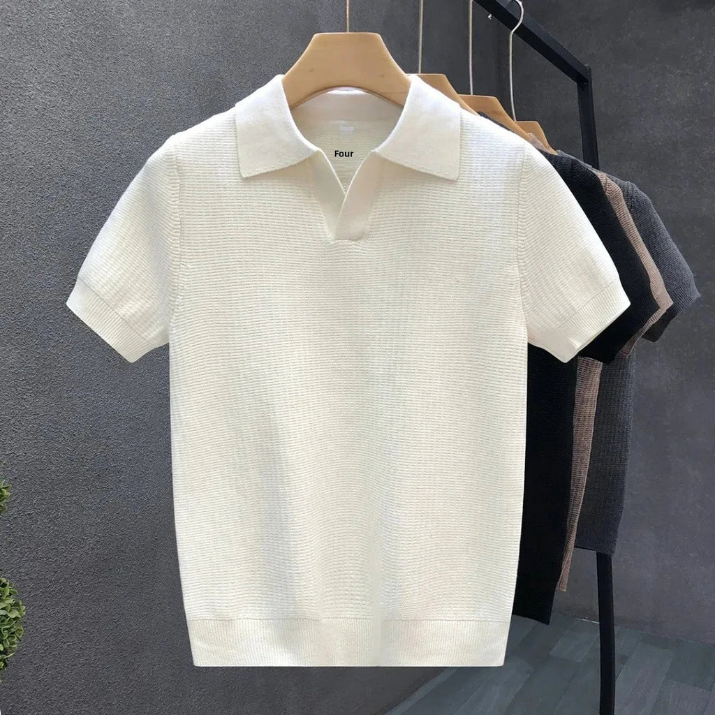 STRICKPOLOSHIRT FÜR HERREN