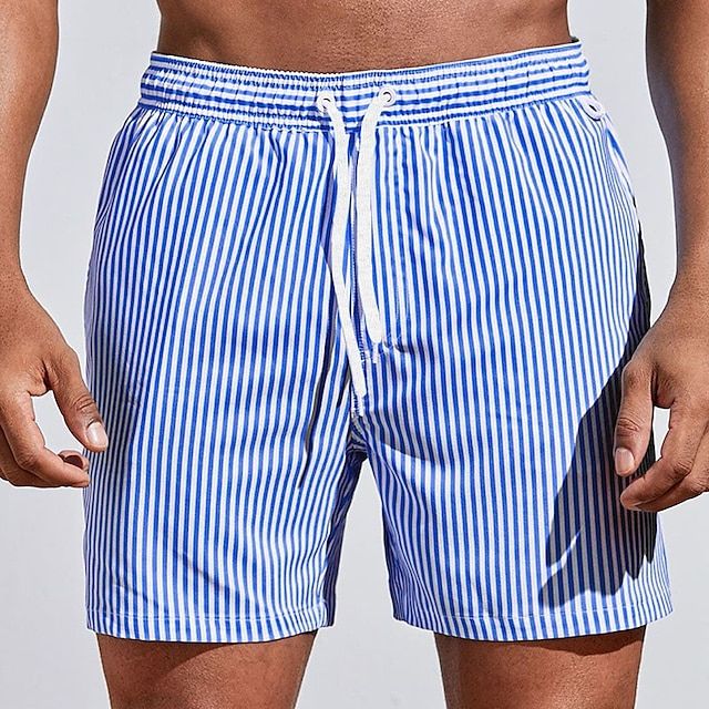 GESTREIFTE STRANDSHORTS FÜR HERREN
