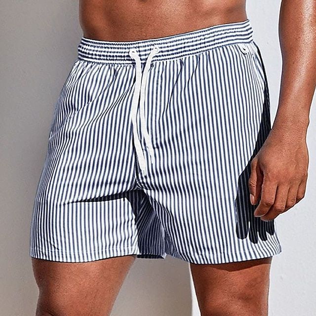 GESTREIFTE STRANDSHORTS FÜR HERREN