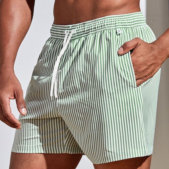 GESTREIFTE STRANDSHORTS FÜR HERREN