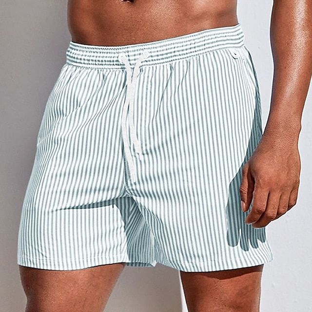 GESTREIFTE STRANDSHORTS FÜR HERREN