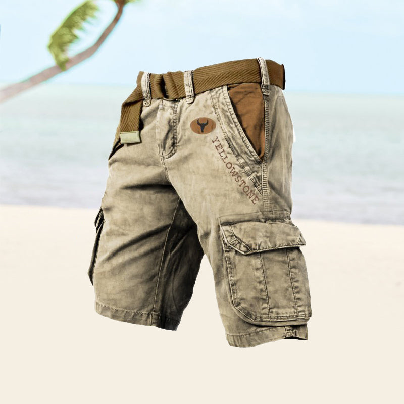 SLIM CARGO-SHORTS FÜR HERREN