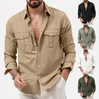 FALTENRESISTENTE KNOPFSHIRT FÜR MÄNNER