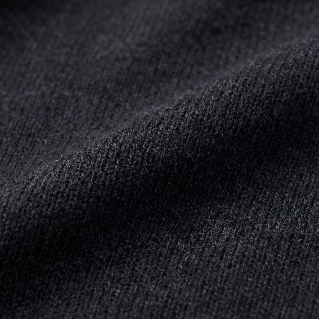 Men's Charcoal Quarter Zip Jumper for Layering