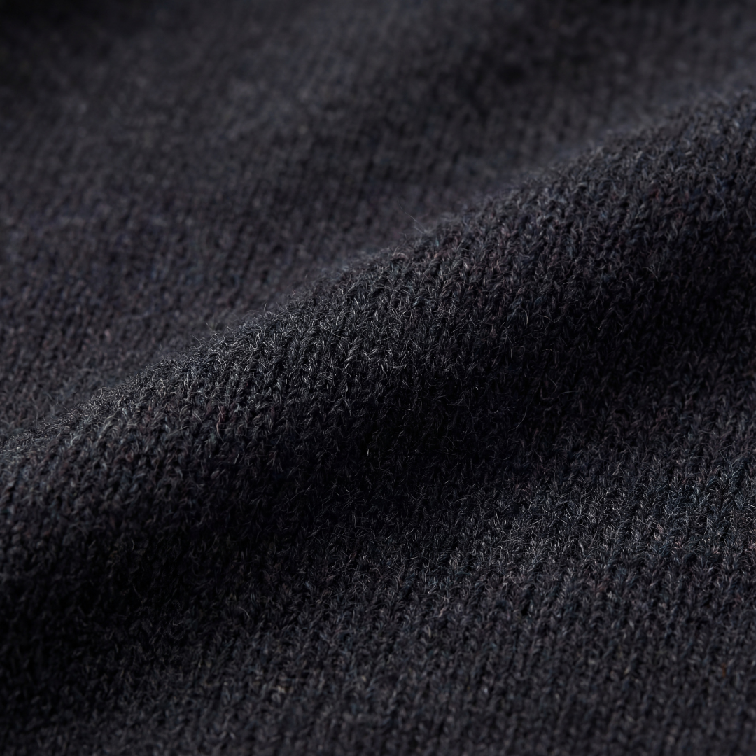 Men's Charcoal Quarter Zip Jumper for Layering