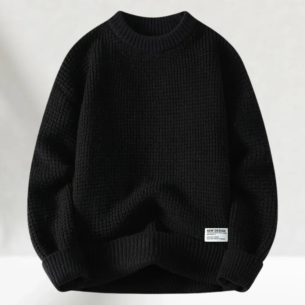 Men's Crew Neck Jumper for Autumn and Winter