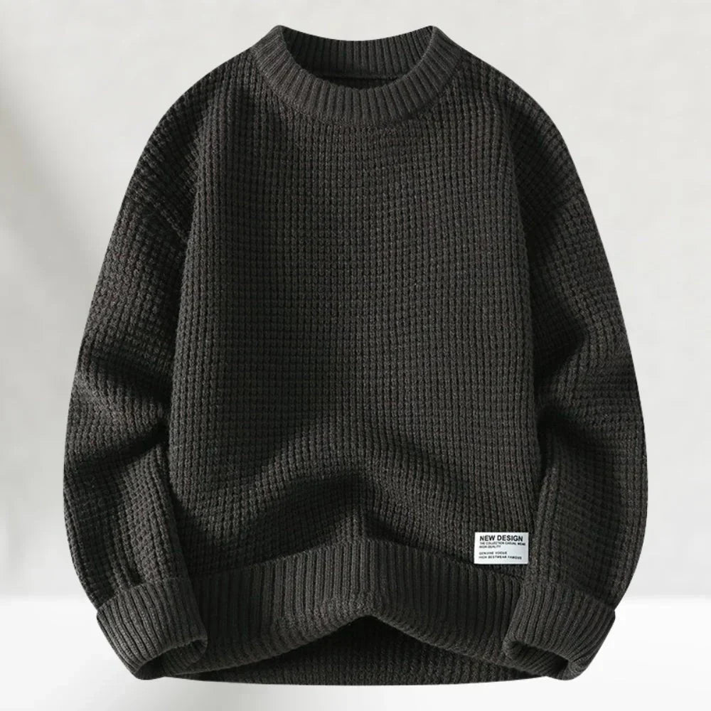 Men's Crew Neck Jumper for Autumn and Winter