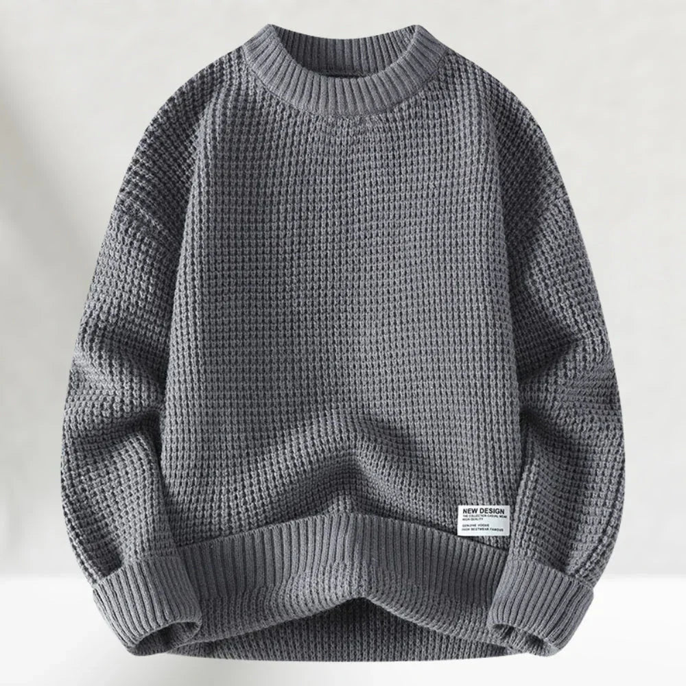 Men's Crew Neck Jumper for Autumn and Winter