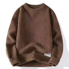 Men's Crew Neck Jumper for Autumn and Winter