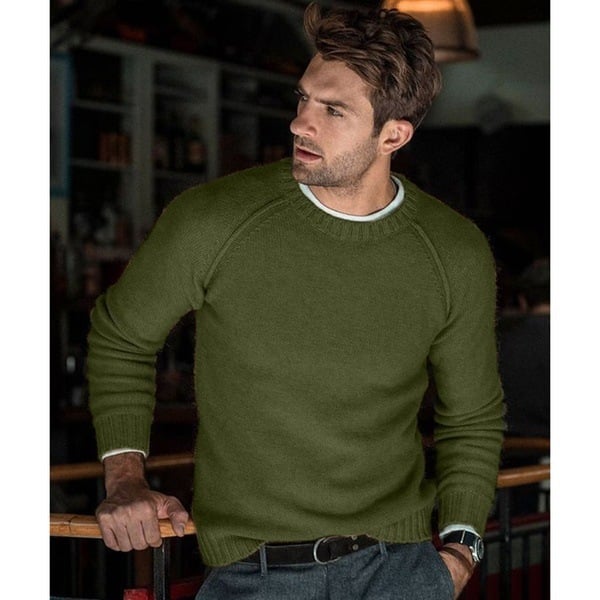 Men's Crew Neck Jumper for Layering