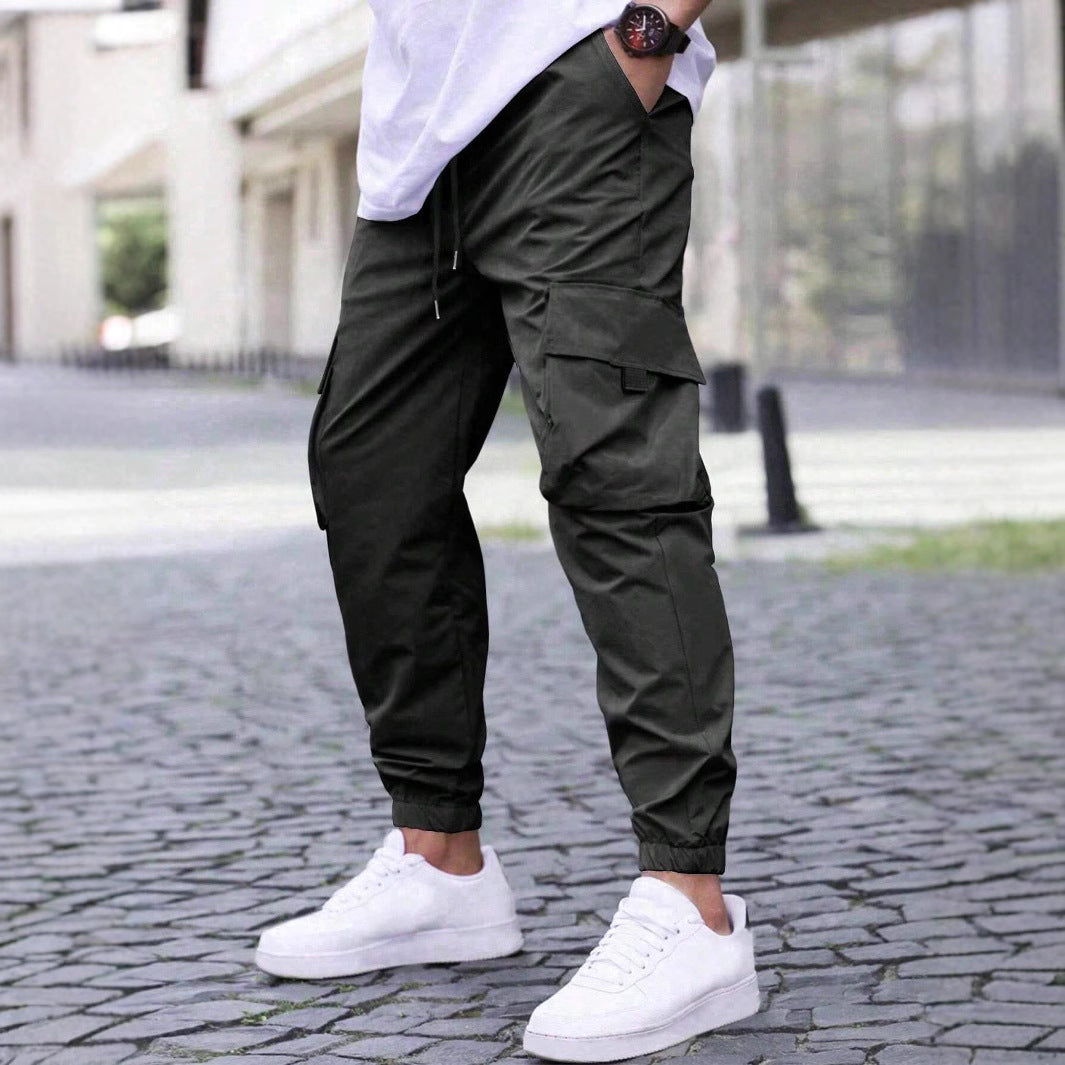 Men's Cuffed Cargo Jogger Trousers