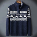 Men's Fair Isle Quarter Zip Jumper