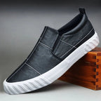 Men's Faux Leather Elasticated Slip On Loafers