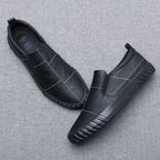 Men's Faux Leather Elasticated Slip On Loafers