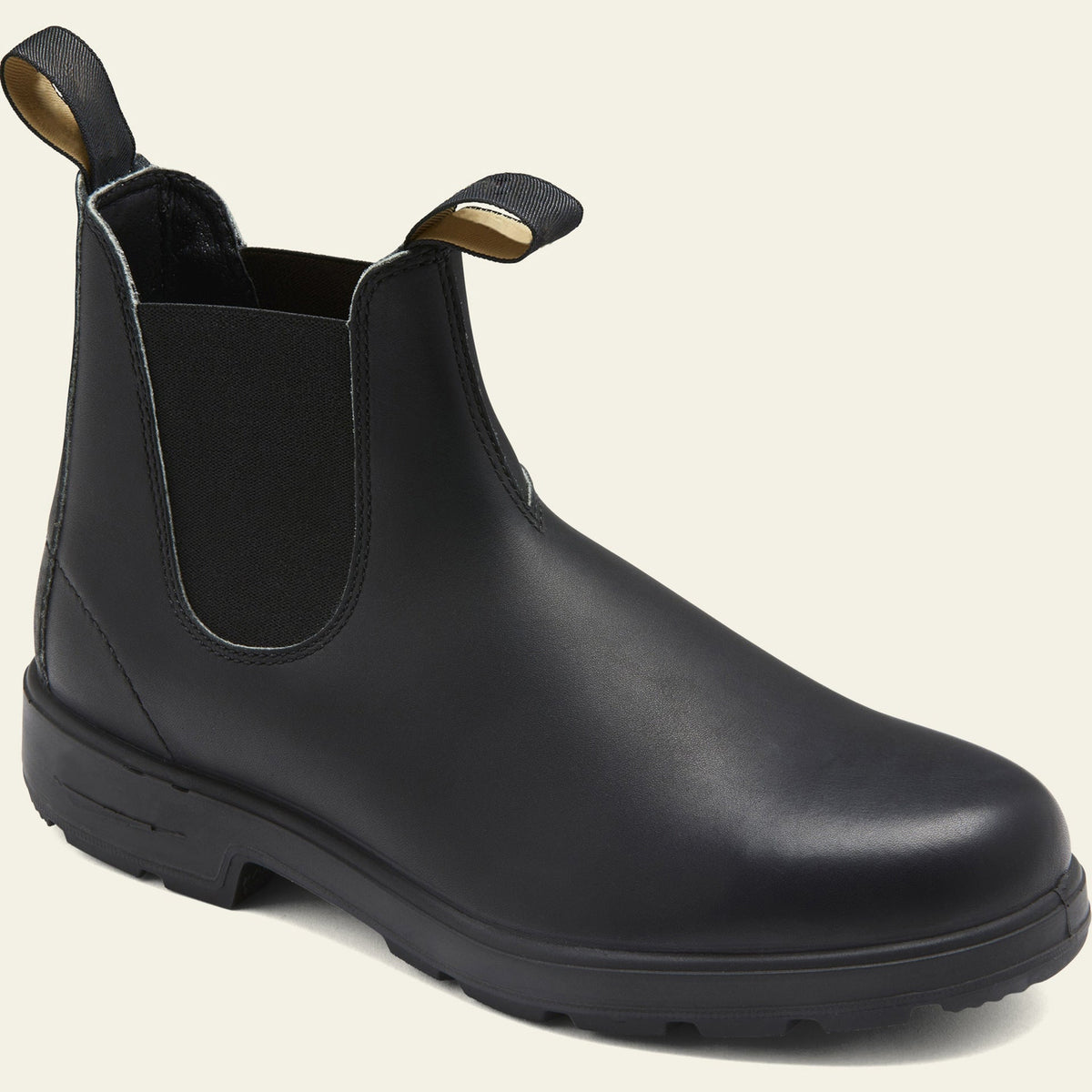 Men's Faux Leather Pull On Chelsea Boots
