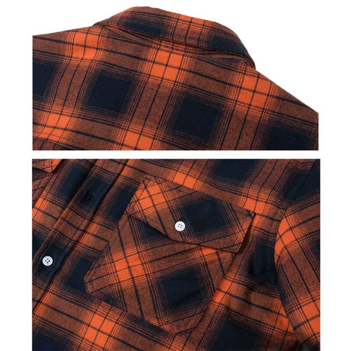 Men's Fleece Lined Plaid Shirt Jacket