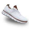 Men's Knitted Mesh Lace Up Walking Shoes
