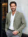 Men's Notch Lapel Single Breasted Blazer